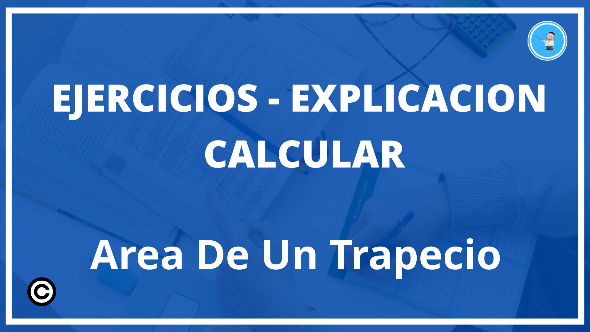 Ejercicios Calcular Area De Un Trapecio PDF