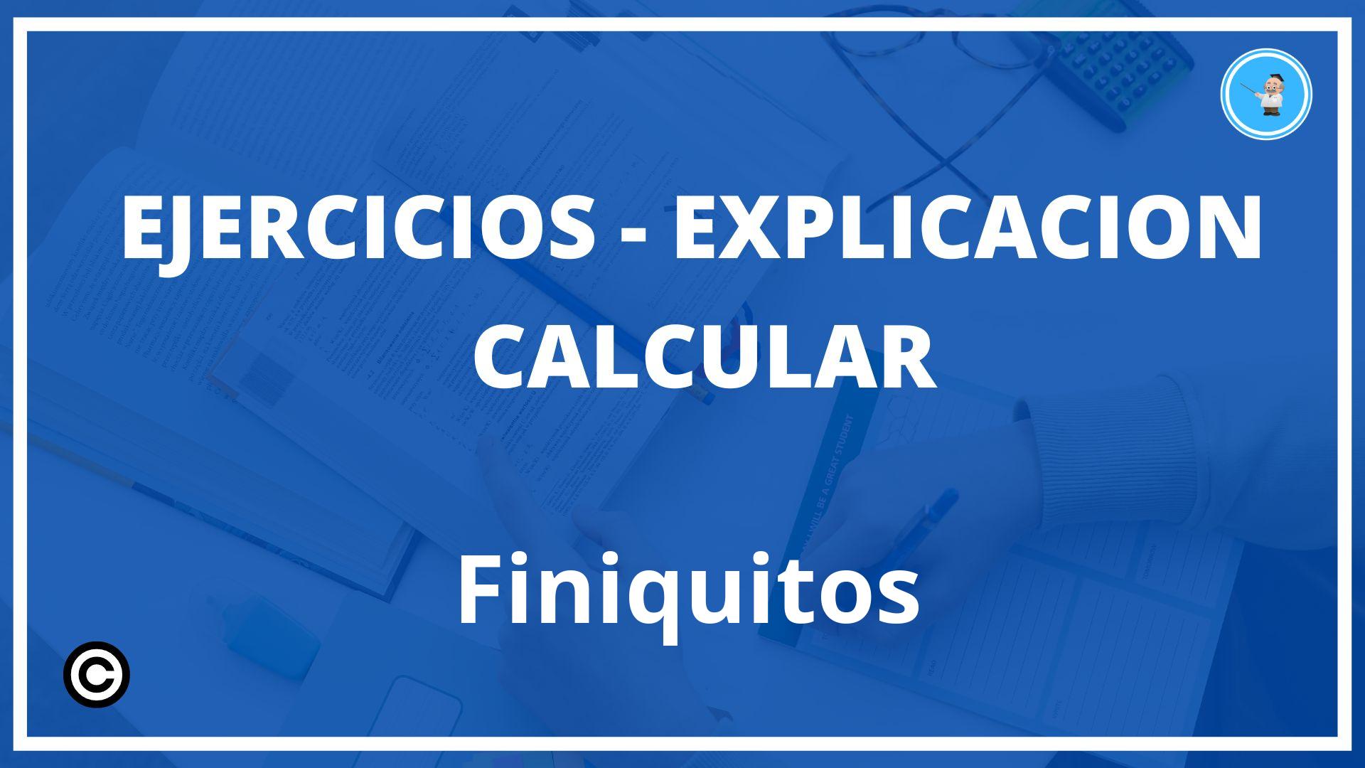 Ejercicios Calcular Finiquitos PDF