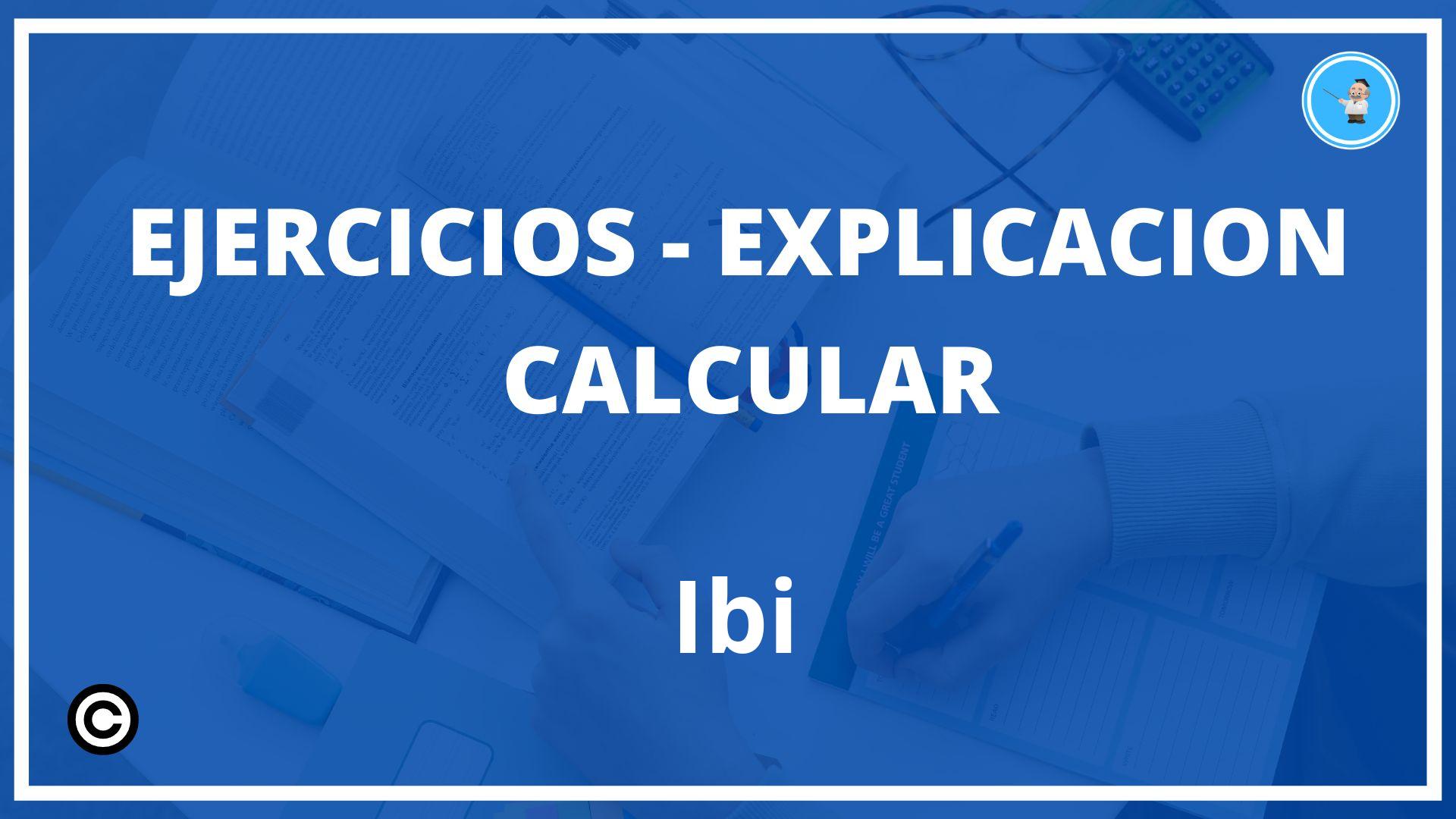 Ejercicios Calcular Ibi PDF