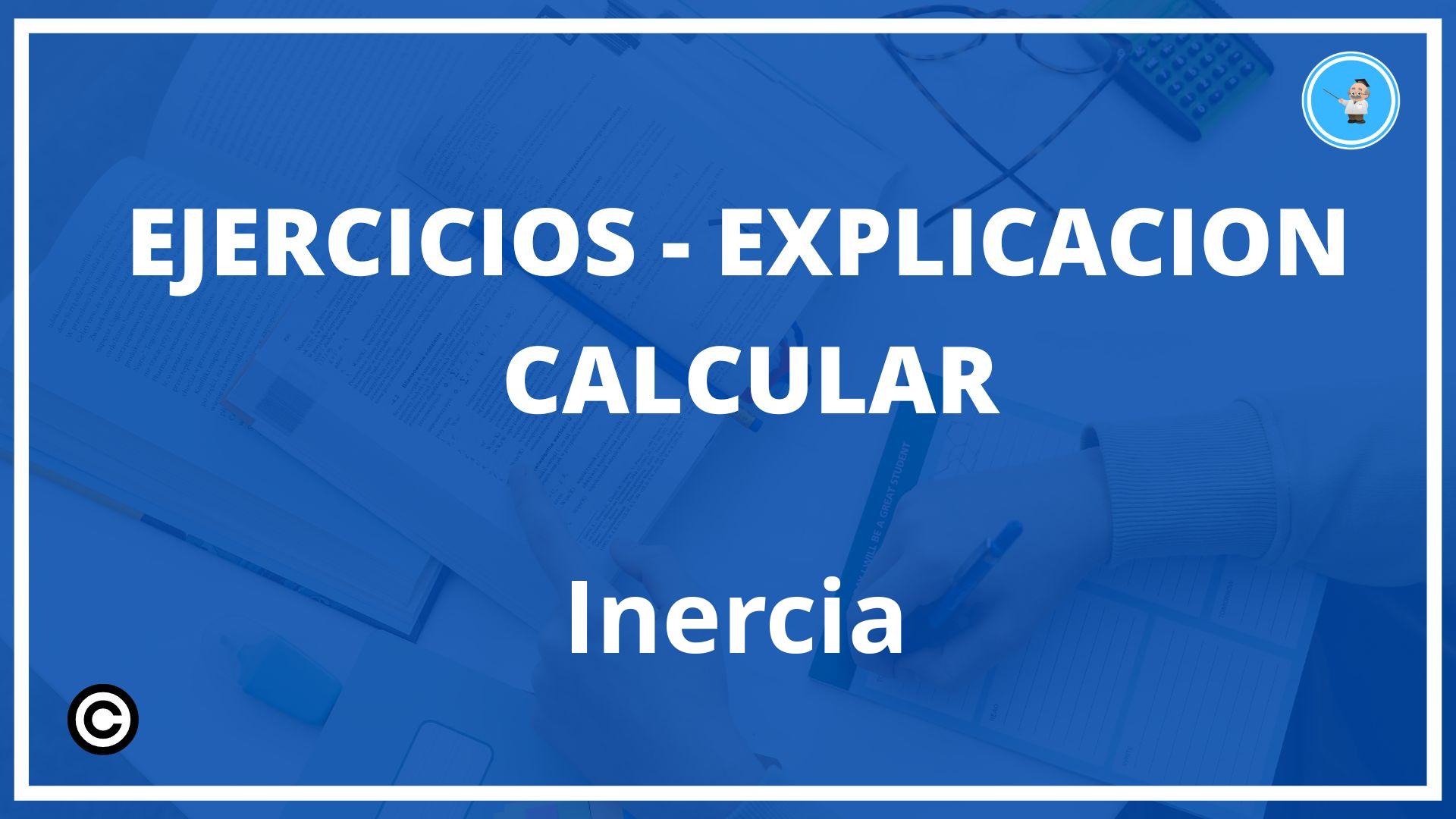 Ejercicios Calcular Inercia PDF