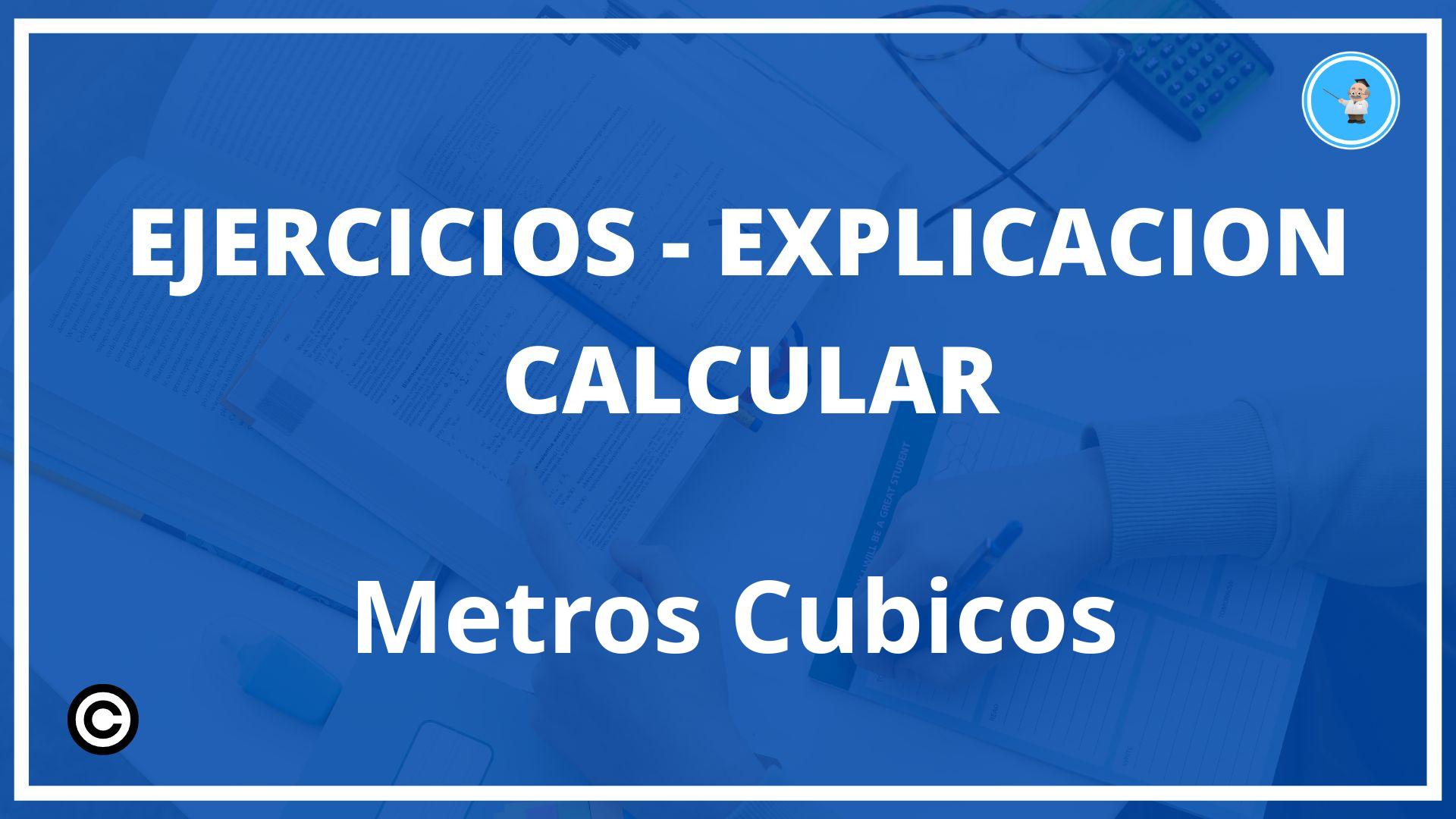 Ejercicios Calcular Metros Cubicos PDF