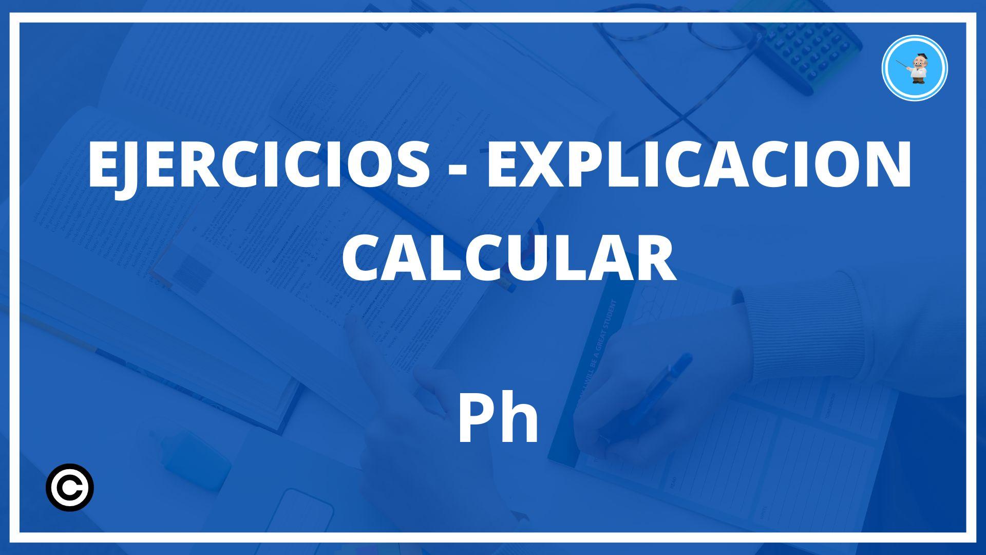 Ejercicios Calcular Ph PDF