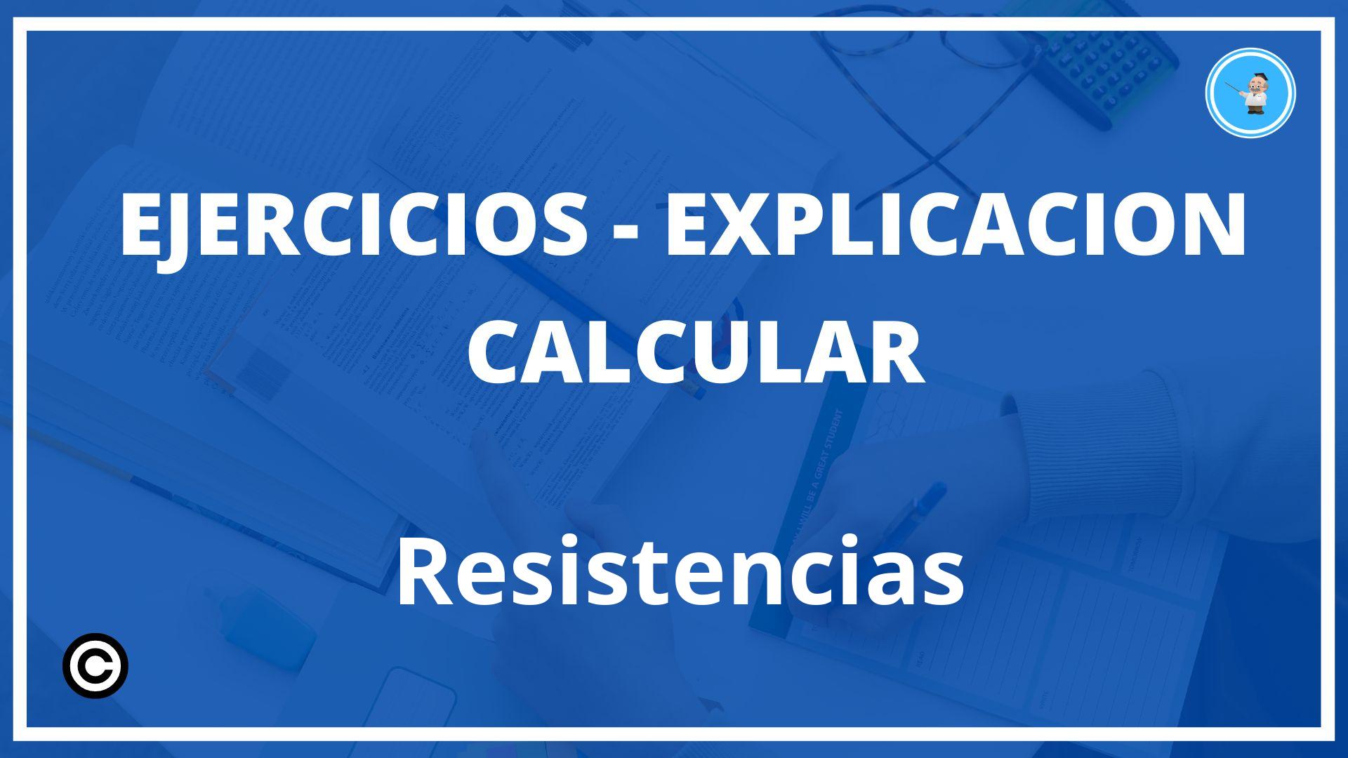 Ejercicios Calcular Resistencias PDF