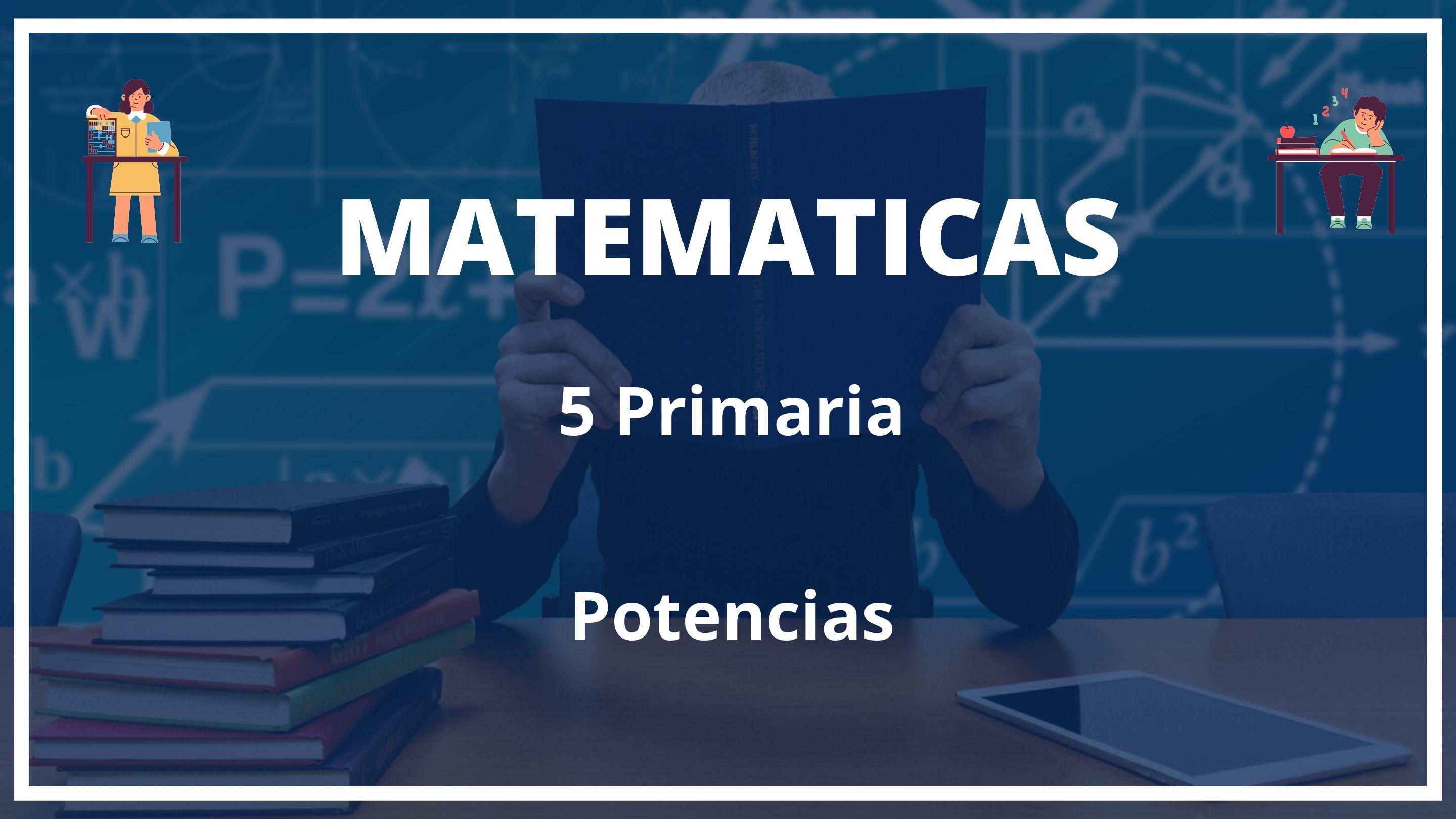 Potencias 5 Primaria