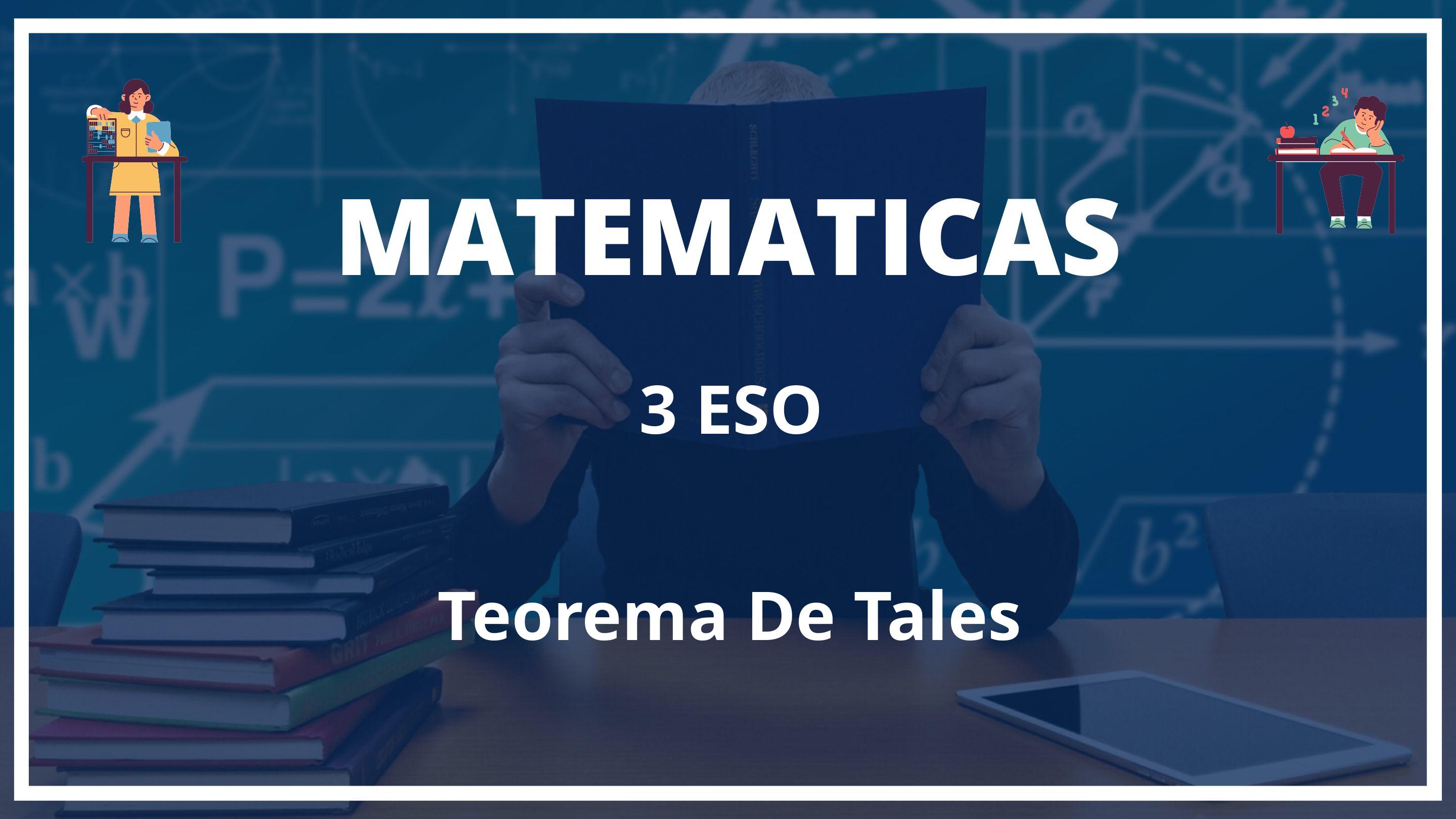 Teorema De Tales 3 ESO