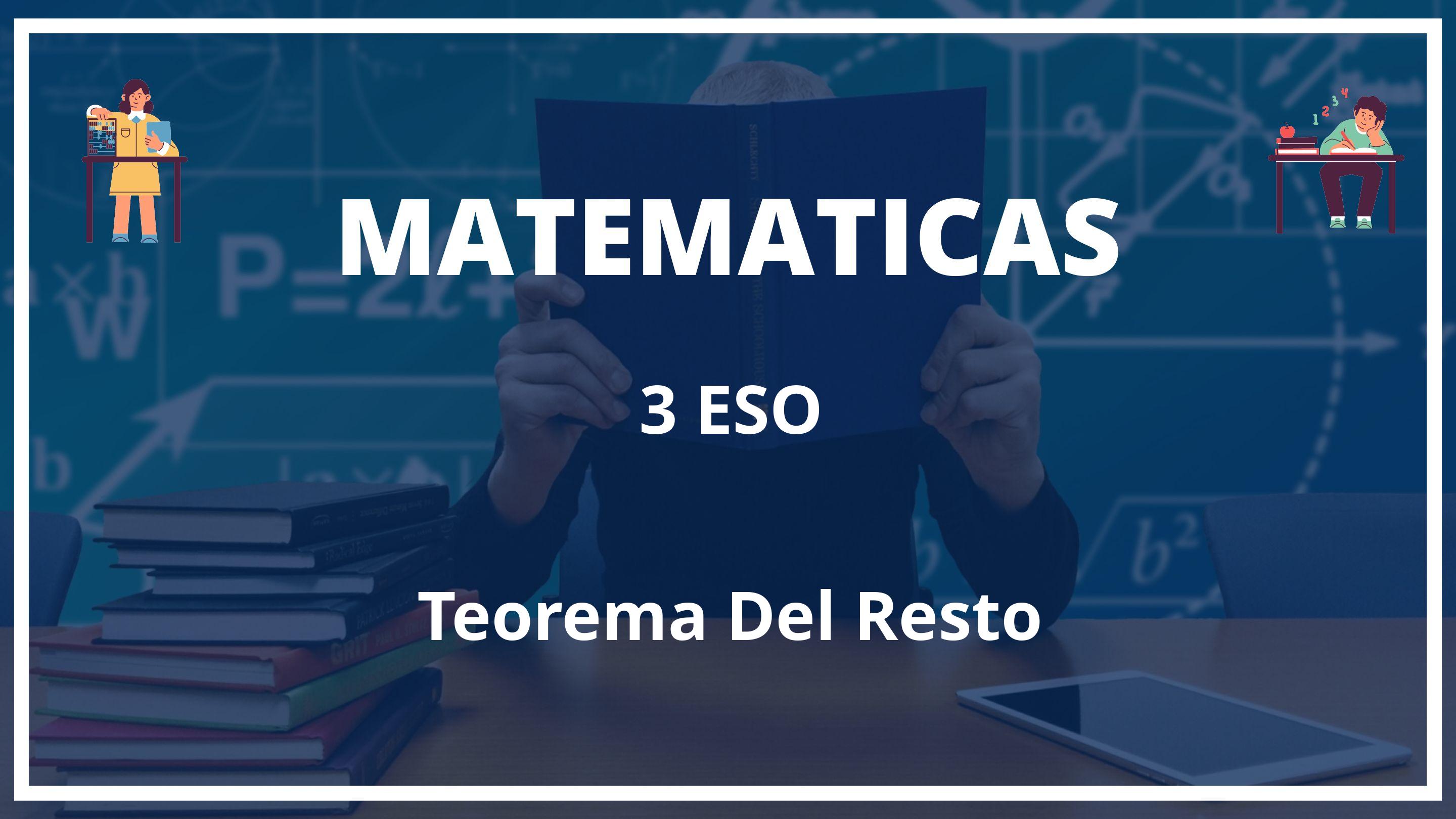 Teorema Del Resto 3 ESO