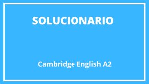 Solucionario Cambridge English A2